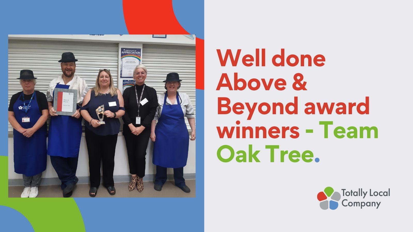 Above & Beyond award winners – Oak Tree Primary School