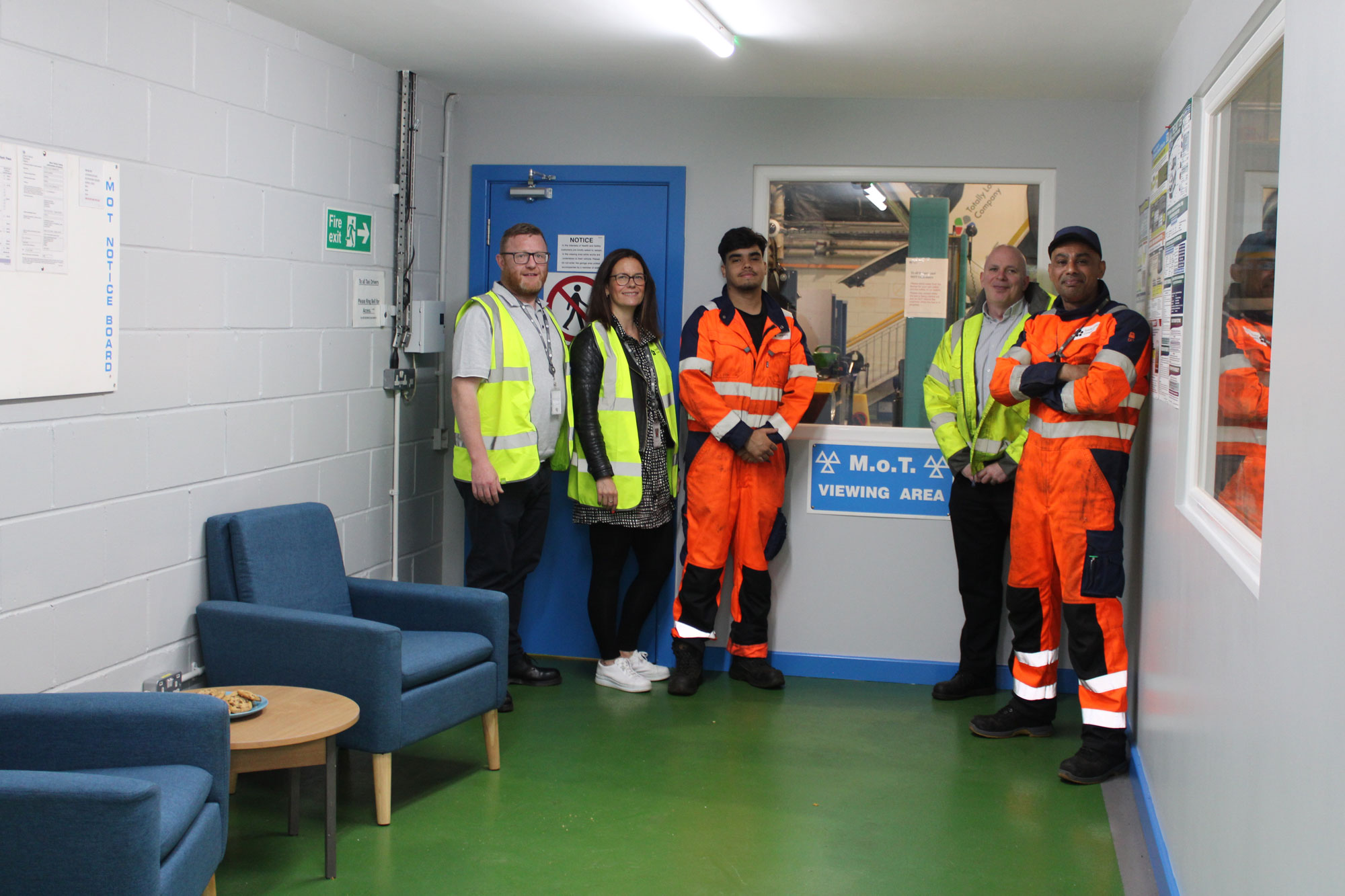 Totally Local Company – Fleet Workshop – New Customer Waiting Area Officially Opened for our customers today!